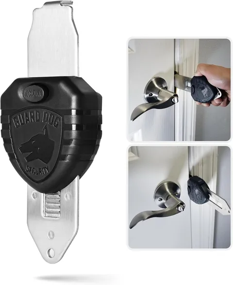 Guard Dog Security Blocklock Portable Door Lock, Hotel Door Locks for Travele