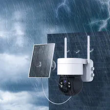 Solar Security Cameras Wireless Outdoor, 1080P Wifi Camera with Solar Panel Batt