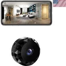 Dome Camera Pet Cam 1080P HD WiFi Wireless Indoor Home Security Surveillance ...