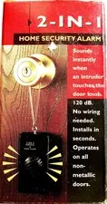 DOOR ALARM 120db PERSONAL HOME SECURITY SAFETY BURGLAR 2 in 1 Portable TRAVEL