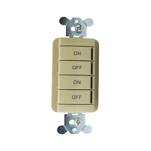 SENSOR SWITCH NPODM-2P-IV NLIGHT PUSH BUTTON WALLPOD 2-CHANNEL SWITCH, IVORY