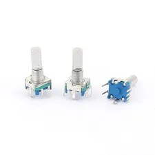 3pcs. 6mm D Shaft 20 Fixed Points 360 Degree Rotary Encoder Switch