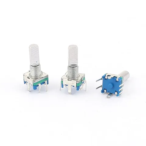 3pcs. 6mm D Shaft 20 Fixed Points 360 Degree Rotary Encoder Switch