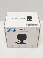Blink Mini Indoor Plug-in HD Smart Security Surveillance Camera Black