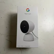 Google Nest Cam 2nd Generation White 1080p Indoor Wired Security Camera NEW