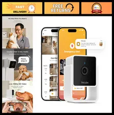 Indoor Wi-Fi Pet & Security Camera - Smart App Control, HD Video, Night Vision