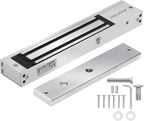 280KG/600lbs Holding Force Electric Magnetic Electromagnetic Door Lock 12V US