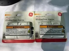 GE Audible Window Door Alarms 2 Pack Lot of 2 Wireless Home Security 4 Total New