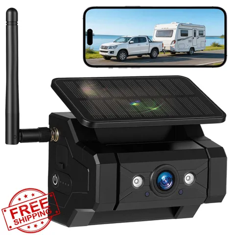 Xrizuo Magnetic Solar Backup Camera WiFi 1080P
