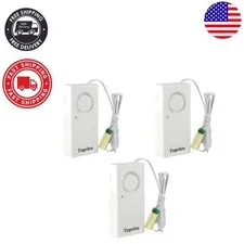 Enhanced Leak Detection: 3 Pack of 120dB Water Leak Sensors with 37.8 Inch Cable