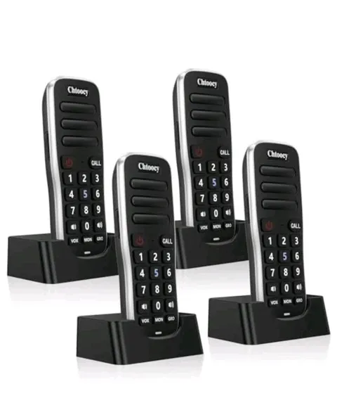 Intercoms Wireless for Home, 1 Mile Long Range for House Office, Handheld 4-Pack