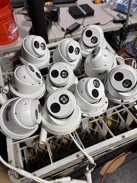 Lot of 10 IP PoE Turret Dome Security Cameras 2.8mm Tested UP IR