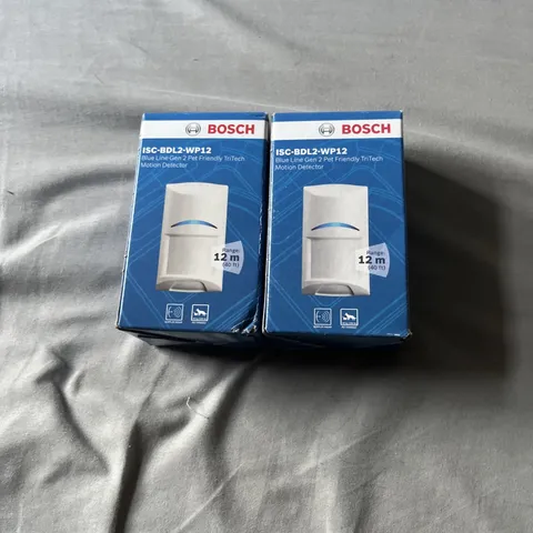 (2) Bosch ISC-BDL2-WP12 Motion Detector Blue Line Gen2 TriTech NEW SEALED