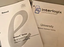 Lot of 2 GE Interlogix Networx Alarm Sytem Installation & Programming MANUALS