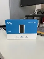 Ring Indoor Cam Plus 2K Plug-In Wi-Fi Indoor Camera, Motion/Night Vision, White
