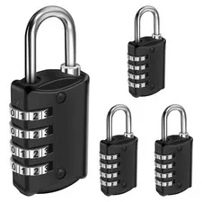 Lock One Combination 4-Digit-Gym-Locker-Lock Combo Resetable 8420