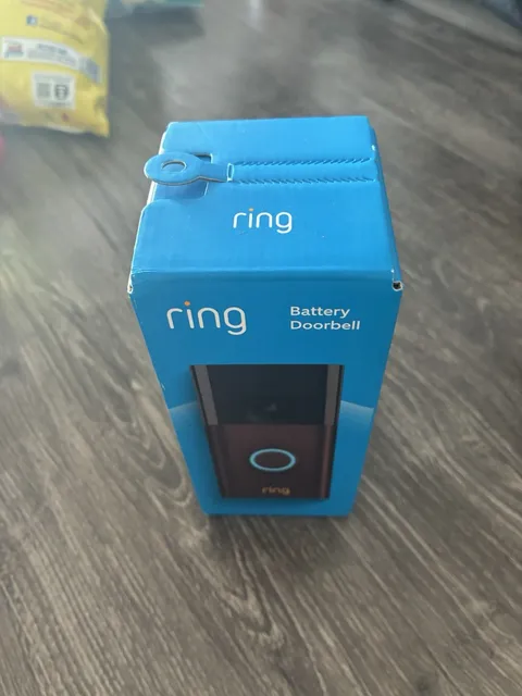 Ring Battery Doorbell Camera Venetian Bronze, Head-to-Toe View, Two-Way Talk