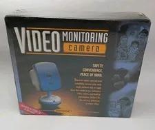 Wide Angle Video Monitoring Camera Black & White SAFE-SENSE New/Sealed 1998 RARE