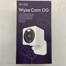 WYZE Smart Home Security Camera Wired Indoor/Outdoor 1080pHD w/BuiltIn Spotlight