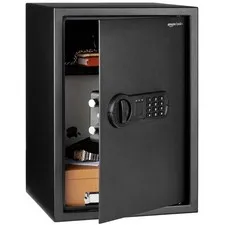 Durable 1.8 Cubic Feet Electronic Safe with Programmable Keypad for Valuables