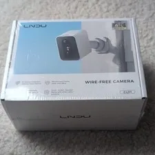LNDU CL01 4K Wire-Free Wi-Fi IP Camera Night Vision Two-Way Audio Weatherproof