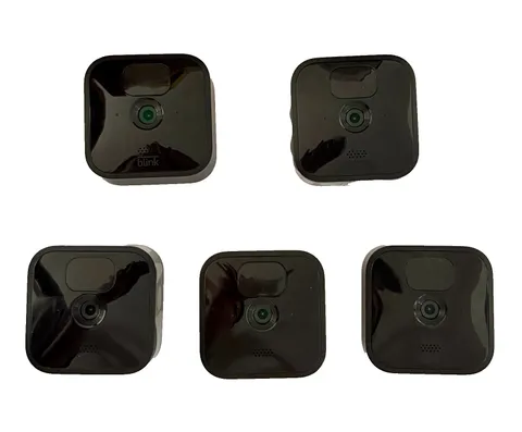 *PARTS ONLY* Lot of 5 Locked Blink Outdoor (3rd Gen) Camera BCM00400U *read*