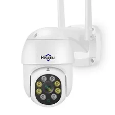 Hiseeu 3MP Wireless Security Camera Outdoor 24/7 Recording WiFi Camera Auto