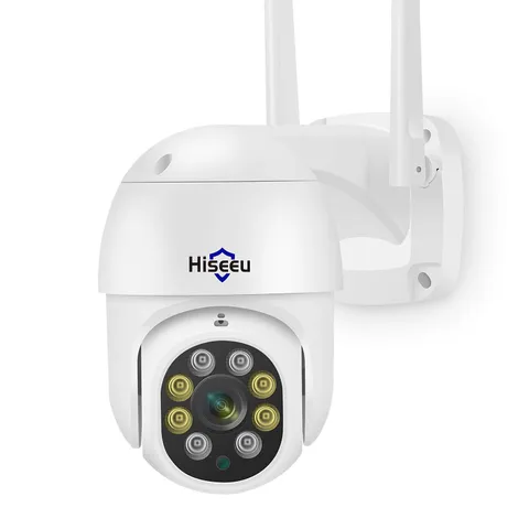 Hiseeu 3MP Wireless Security Camera Outdoor 24/7 Recording WiFi Camera Auto