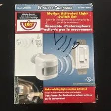 Heath/Zenith Wireless Command Motion Controlled Lighting Kit SL-6051-WH-A White