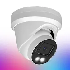 8MP 4K PoE IP , H.265 Dome IP with Smart Dual Light Colorvu, 5X Optical Zoom,...