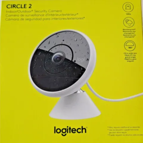 Logitech Circle 2 WIRED WiFi Security Camera * * Open Box Condition * Tested **