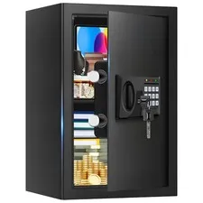 3.3 Cuft Large Fireproof Safe for Home, Home Safety Box Fireproof Waterproof ...