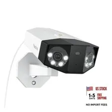 Duo 3 PoE Dual-Lens PoE Security Camera with 180° Panoramic View | F1.6 Color