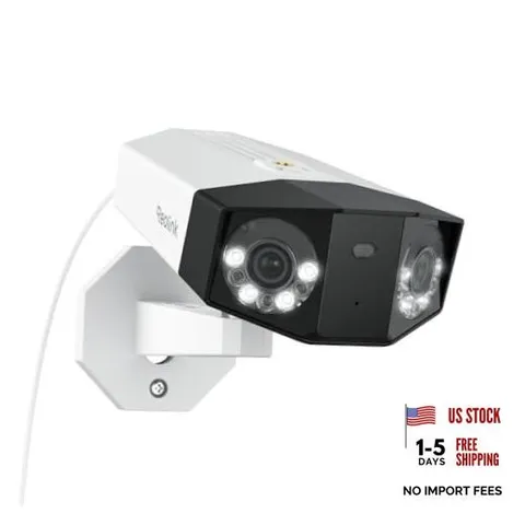 Duo 3 PoE Dual-Lens PoE Security Camera with 180° Panoramic View | F1.6 Color