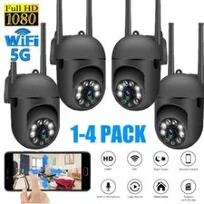 5G Camara De Seguridad WIFI Inalambrica 360° Para Casa Exterior 1080P Con Audio