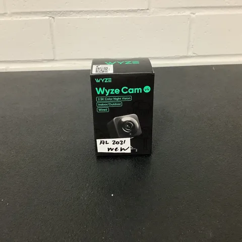 Wyze Cam v4 2.5K QHD Indoor/Outdoor WiFi Smart Security Camera Wired Black