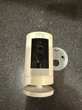 Ring Stick Up Cam Security Camera - White (No Battery) Model: 5UM7E5