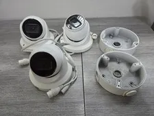 Lot of 3 Turret IP Camera 4MP 2.8mm - HNC3IV341TM-IRAS/28 Incomplete Untested
