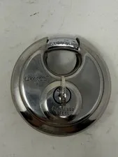 Uhaul keyed stainless steel lock