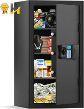 7.0 Cuft Large Fireproof Safe Digital Anti-Theft Safe Box with Combination Lock