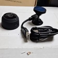 2-iWFCam Mini USB Surveillance Camera Black w/ Mount, USB Cable & User Manual