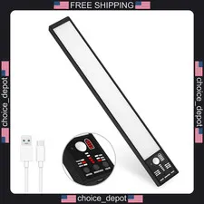 YELKO 12inch LED Motion Sensor Under Cabinet Lights Rechargeable Battery