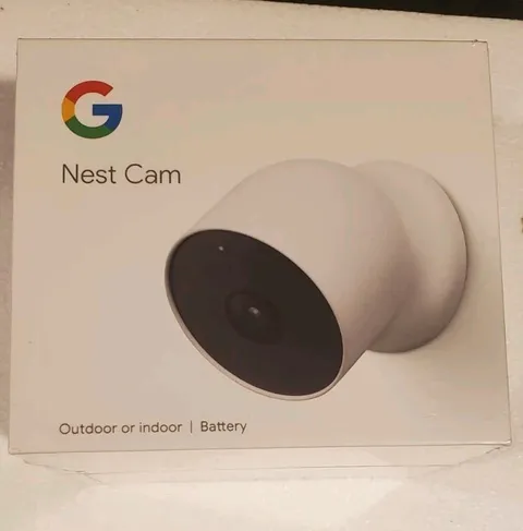 Google G3AL9 Indoor/Outdoor Nest Cam Battery Security Camera 1920 x 1080p Snow