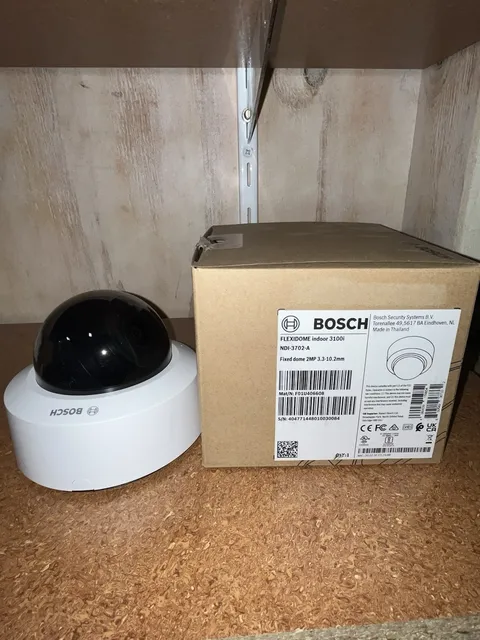 Bosch Flexidome Indoor 3100i Fixed Dome Security Camera, 2MP, 3.3-10.2mm Lens