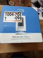 Ring Stick Up Cam Plug-In 1080p Wi-Fi IP Indoor/Outdoor Weatherproof White