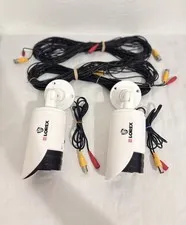 2PCS Lorex 700TVL 960H Surveillance Camera Model MC7711 with Cable Used