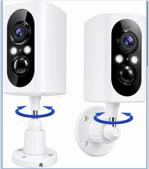 Wireless 3MP Wi-Fi IP Camera 355° Pan/Tilt Night Vision Motion, 128GB