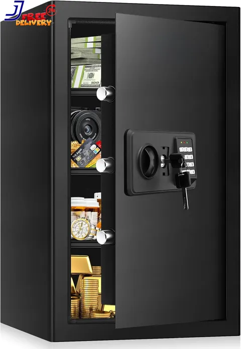 5.2 Cub Large Home Safes Fireproof Waterproof Anti Theft Fire Safe with Program