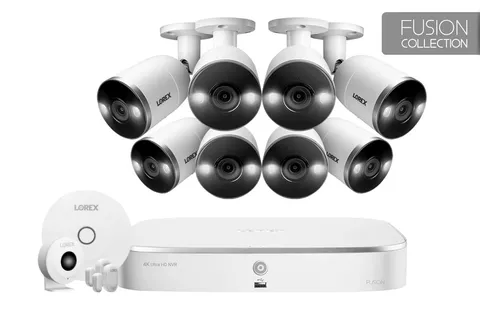 Lorex 4K Fusion Series 8-Channel NVR - Wired & Wi-Fi Smart Security