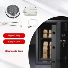 Electronic Safe Lock Replacement Digital Keypad with Solenoid Lock for Safe Box